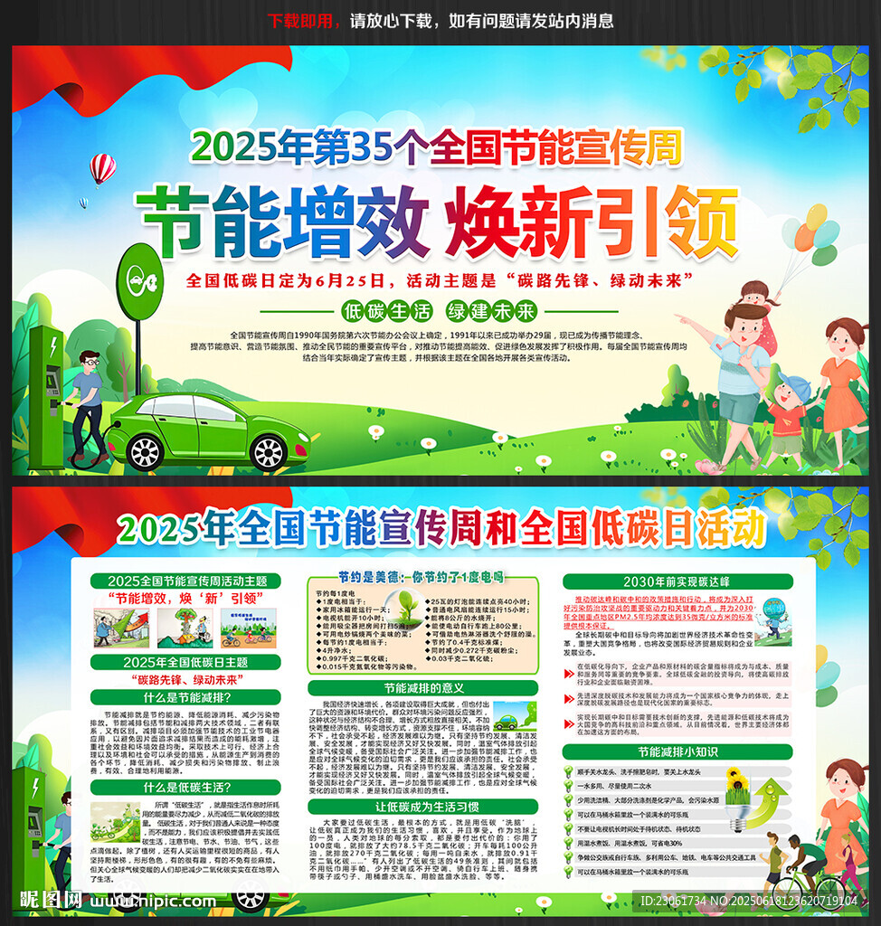 2025全國節(jié)能宣傳周展板