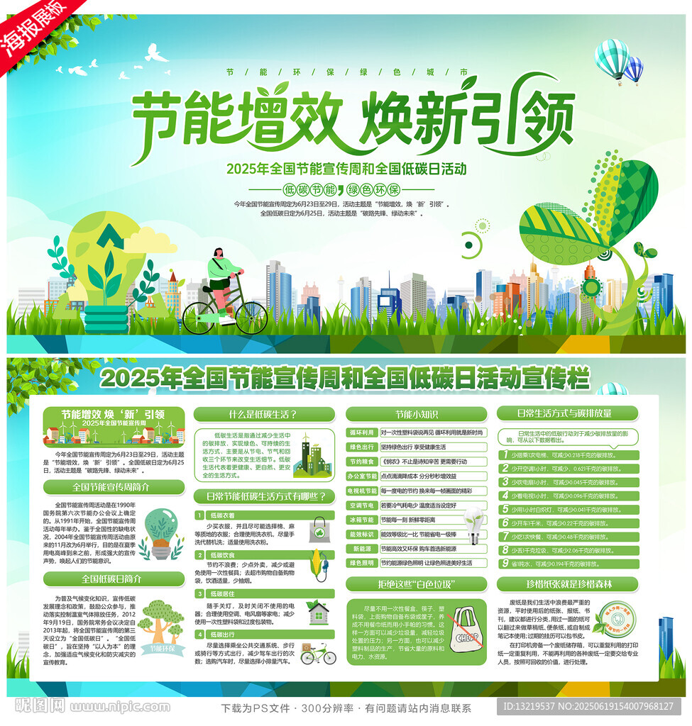 2025年全國節(jié)能宣傳周展板