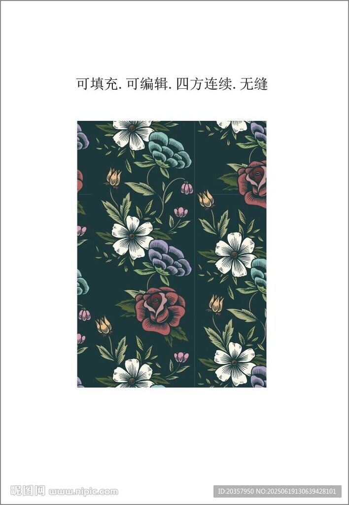 花卉圖案 女裝印花 服裝繡花 