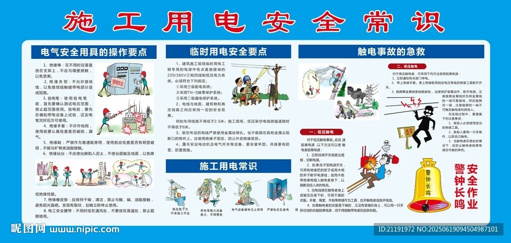 安全用電知識宣傳欄