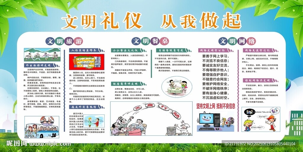 文明城市宣傳欄