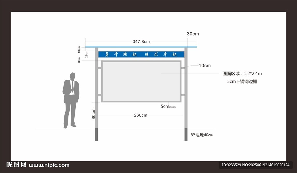 中鐵宣傳欄