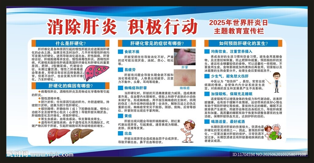 世界肝炎日宣傳欄
