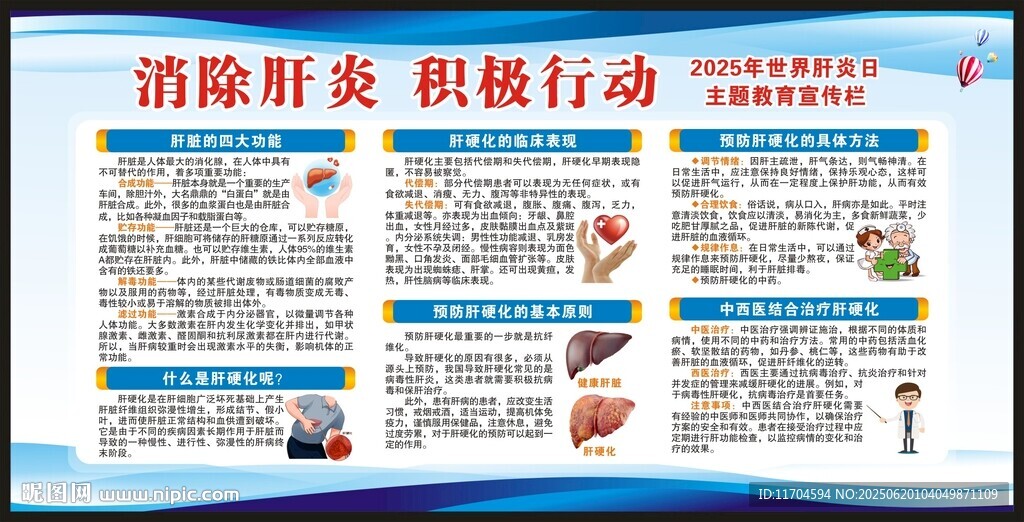 世界肝炎日宣傳欄