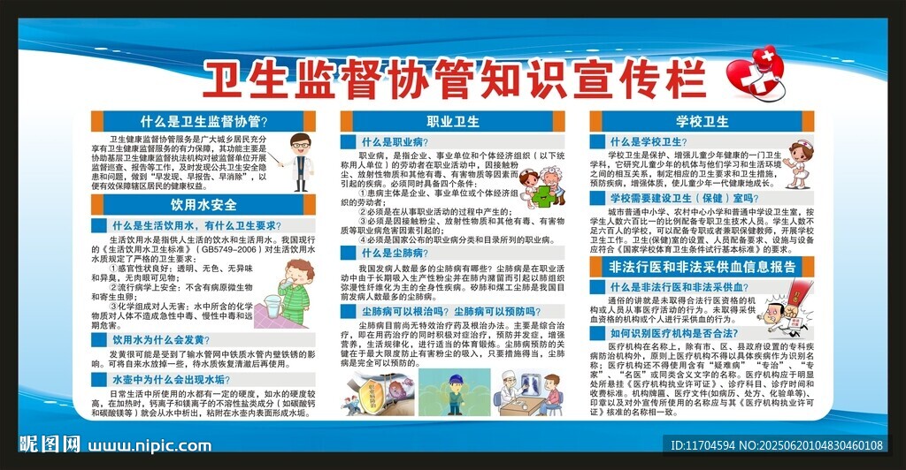 衛(wèi)生監(jiān)督協(xié)管知識(shí)宣傳欄