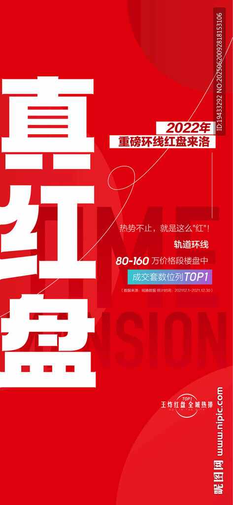 真紅盤高端地產(chǎn)熱銷人氣成交海報(bào)