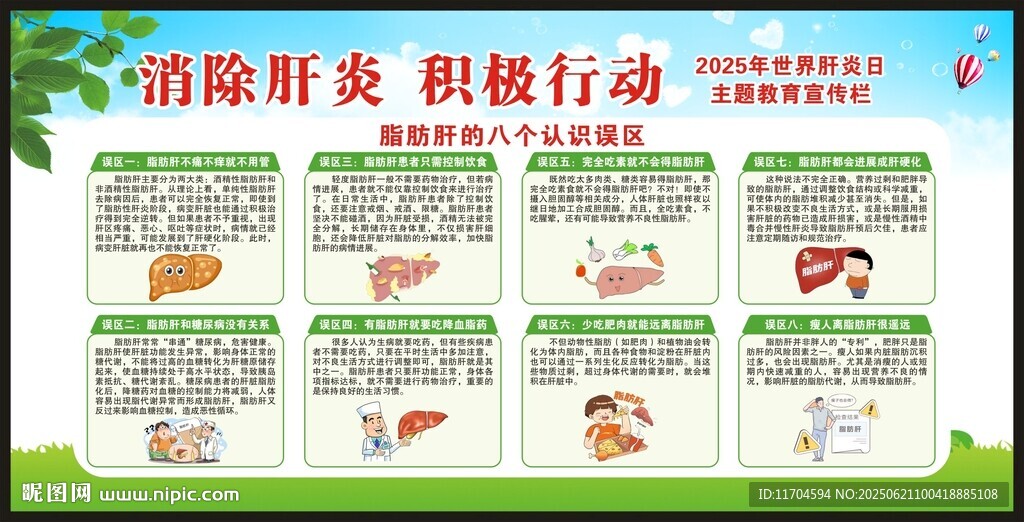 世界肝炎日宣傳欄