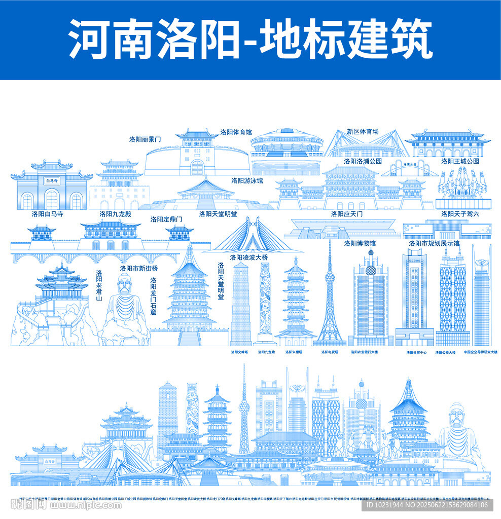 河南洛陽地標(biāo)建筑