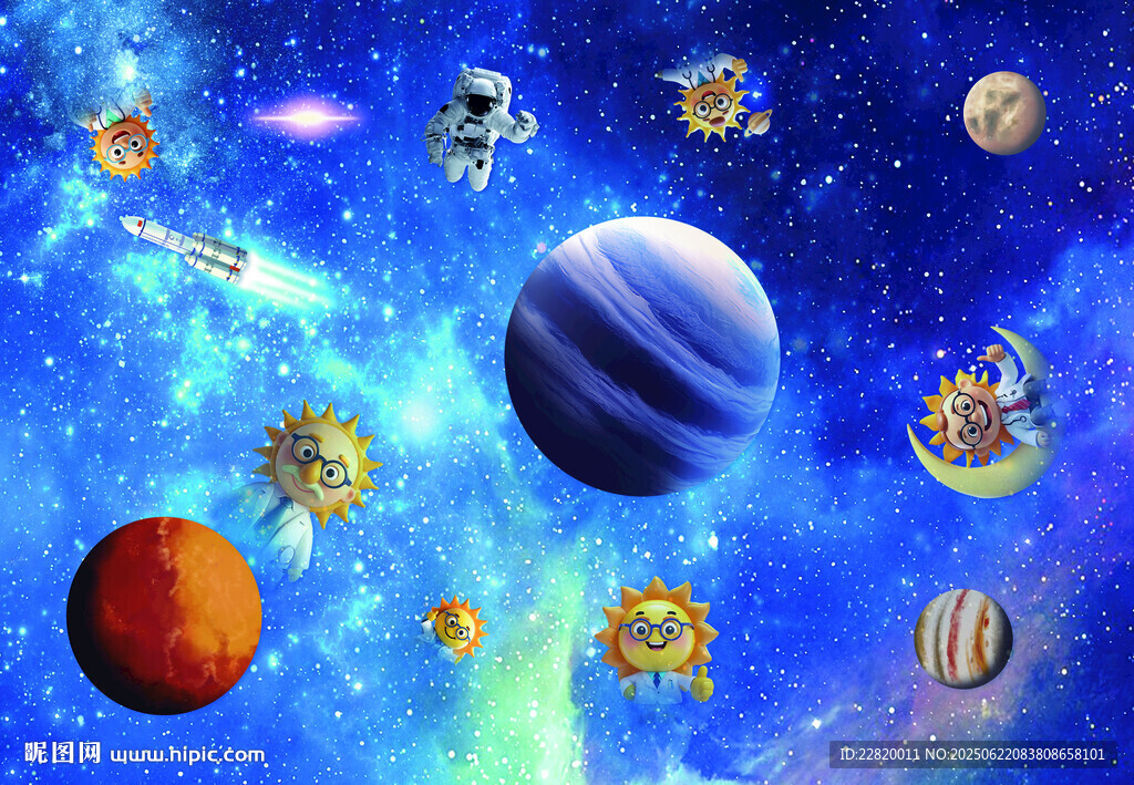 夢幻宇宙星球景象