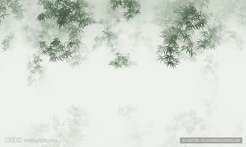 竹子 水墨竹影 