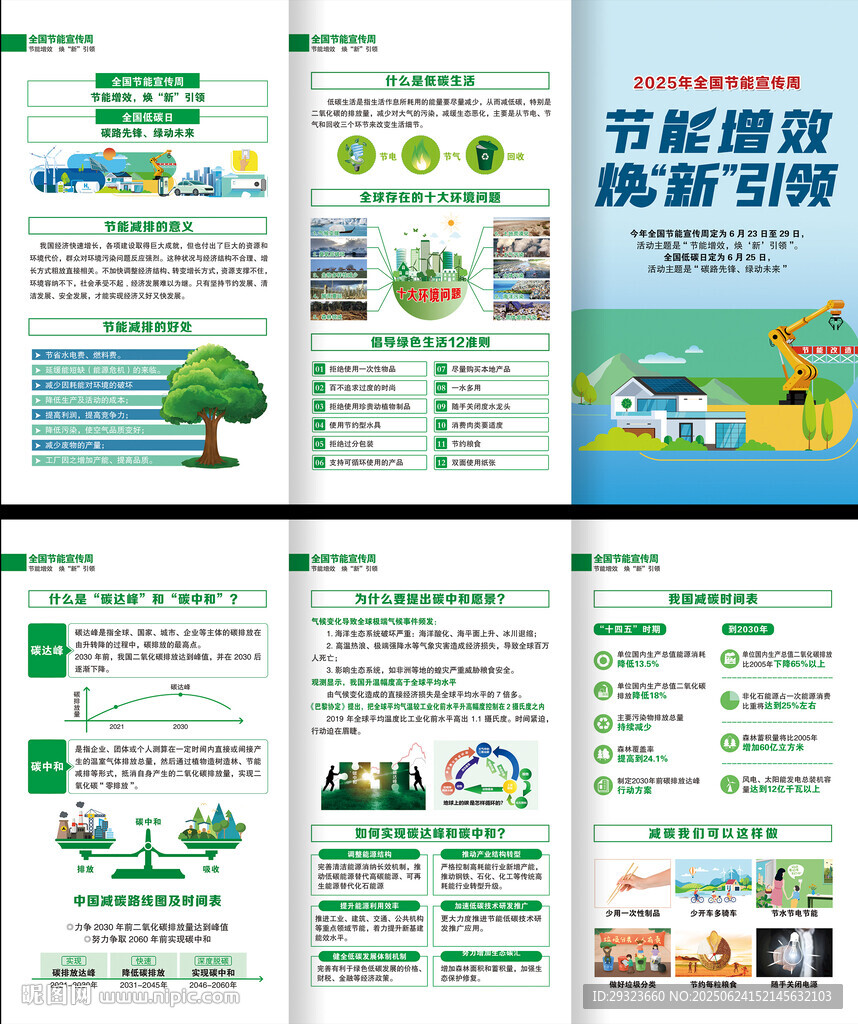 全國節能宣傳周折頁