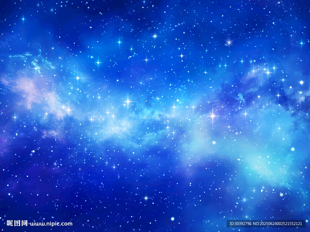 夢(mèng)幻藍(lán)色星空宇宙