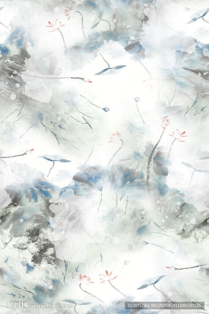 水墨風(fēng)格抽象紋理圖案