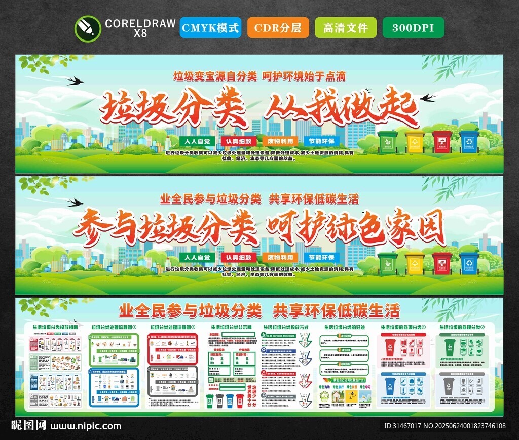 垃圾分類圍擋