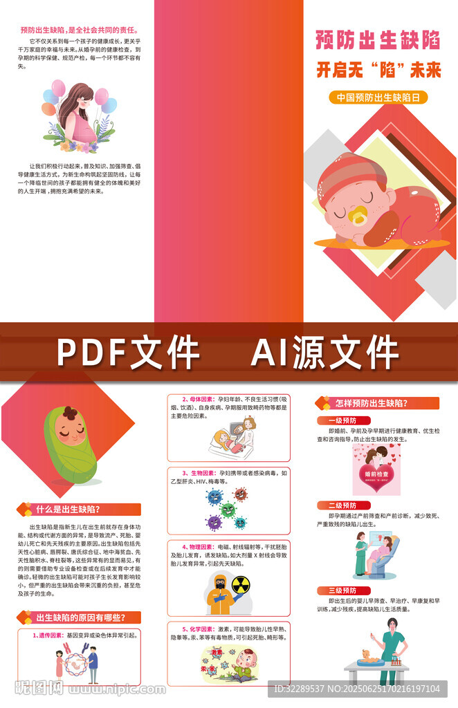 預(yù)防出生缺陷開(kāi)啟無(wú)陷未來(lái)折頁(yè)