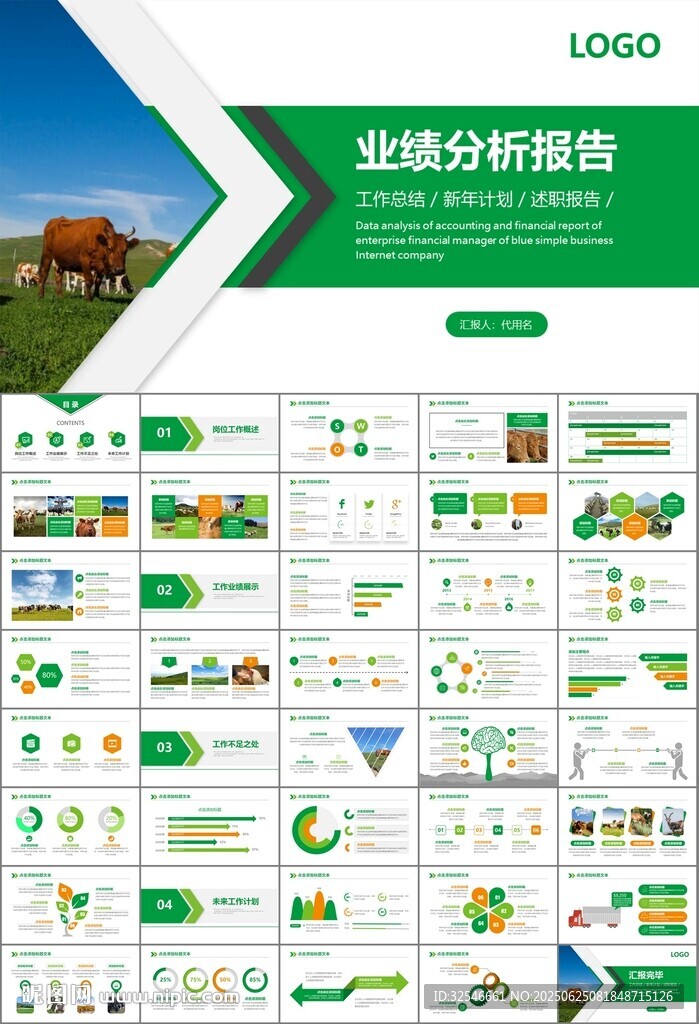 生態(tài)牧場畜牧業(yè)養(yǎng)殖乳業(yè)PPT