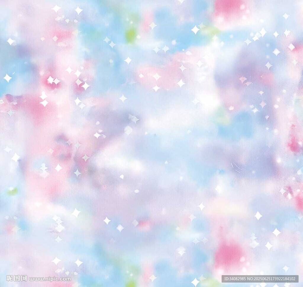 夢(mèng)幻漸變彩色星空背景