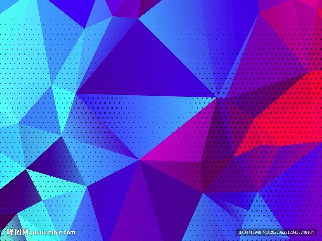 多彩幾何抽象圖案矢量背景