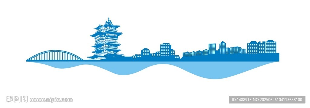 綿陽 剪影 越王樓  