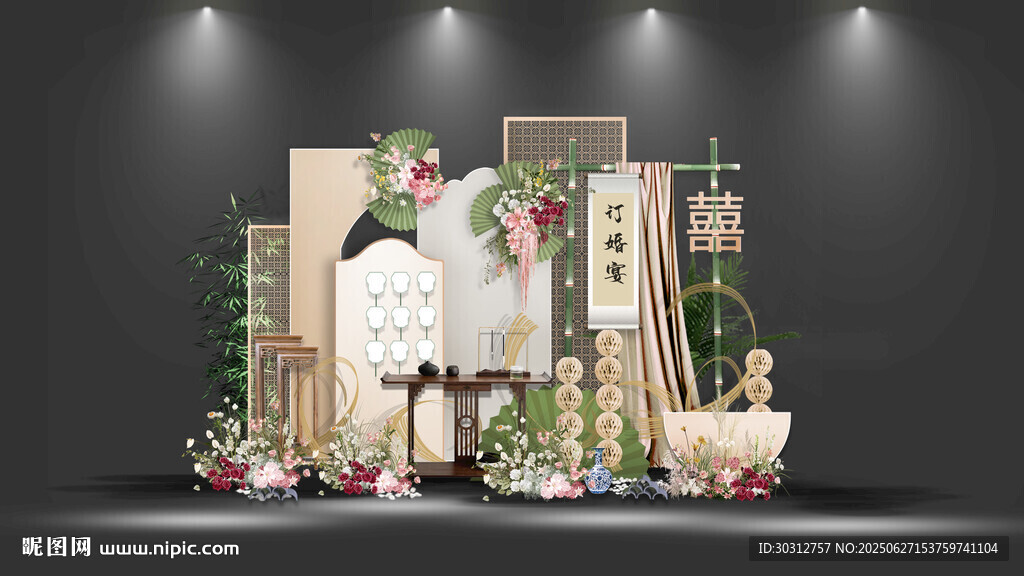 浪漫戶(hù)外婚禮場(chǎng)景布置