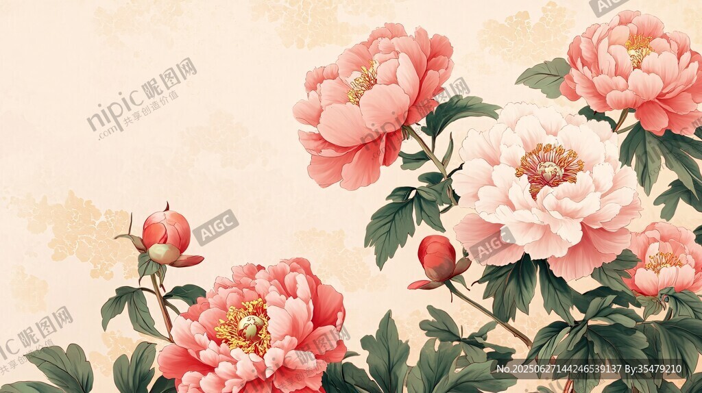 國色牡丹綻放古韻之美