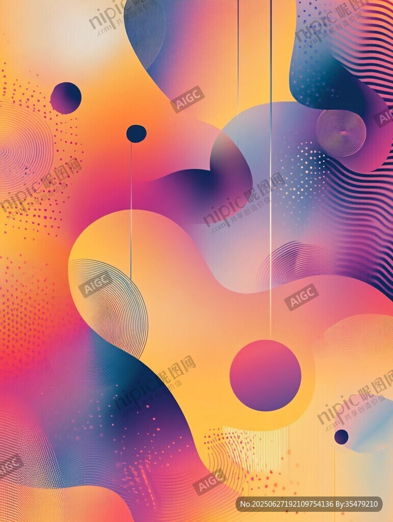 夢幻流體漸變抽象藝術背景