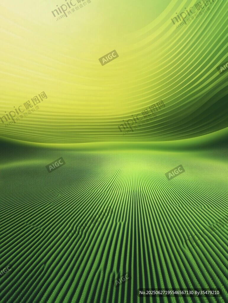 綠色動感線條抽象背景圖