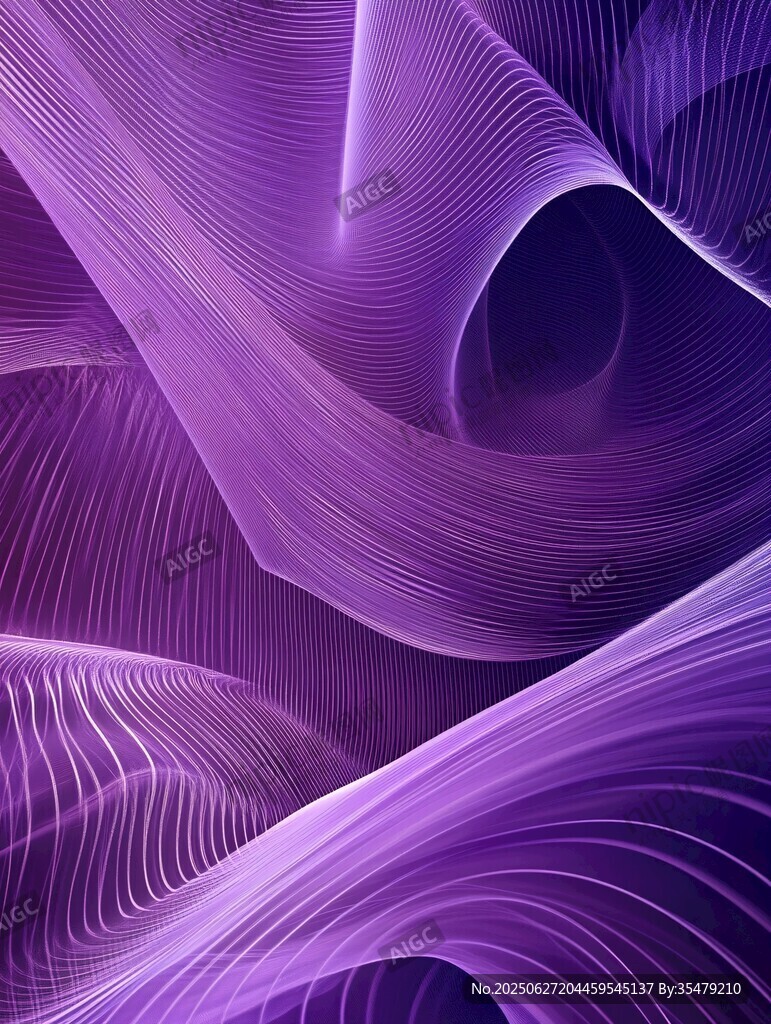 夢幻紫色動感線條背景圖