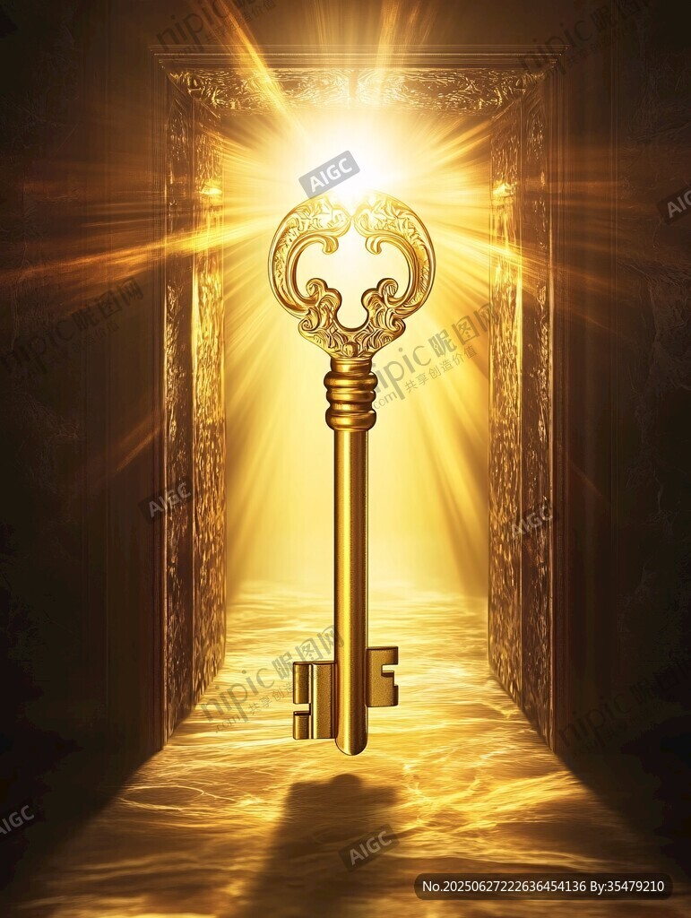 金色鑰匙開啟神秘之門
