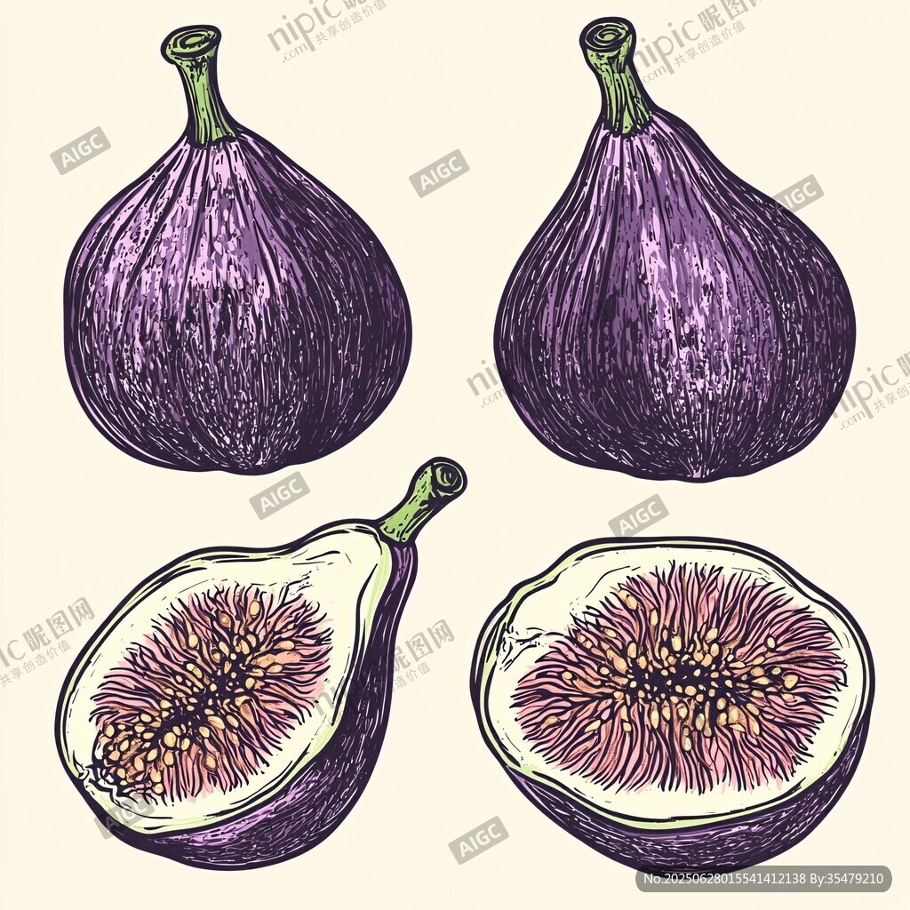 手繪無花果圖示