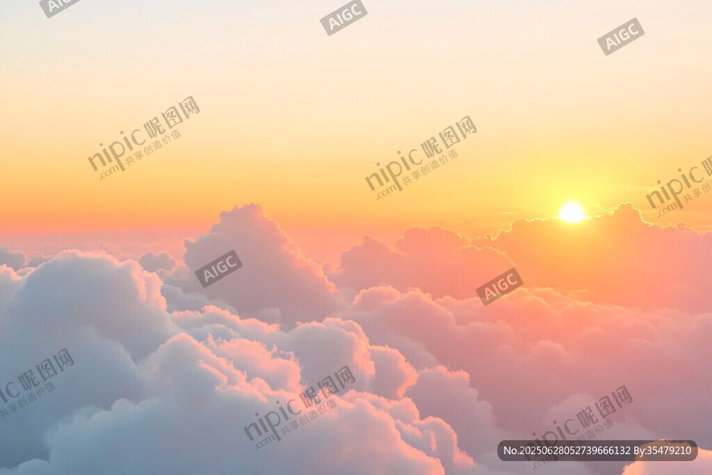 云海之上的絢爛日出