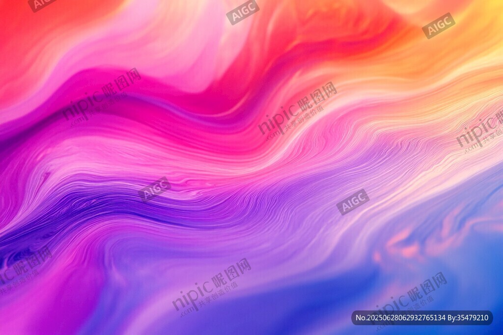 夢幻炫彩流體藝術背景