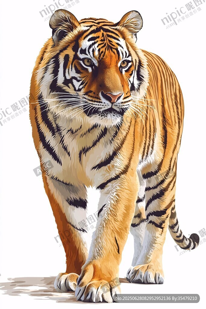 威武老虎霸氣獨(dú)行