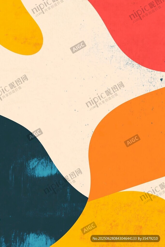 抽象多彩幾何圖案背景