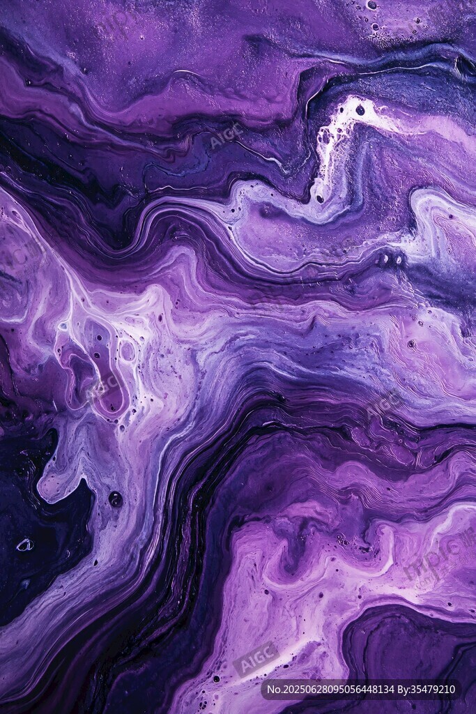 夢幻紫色流體藝術紋理