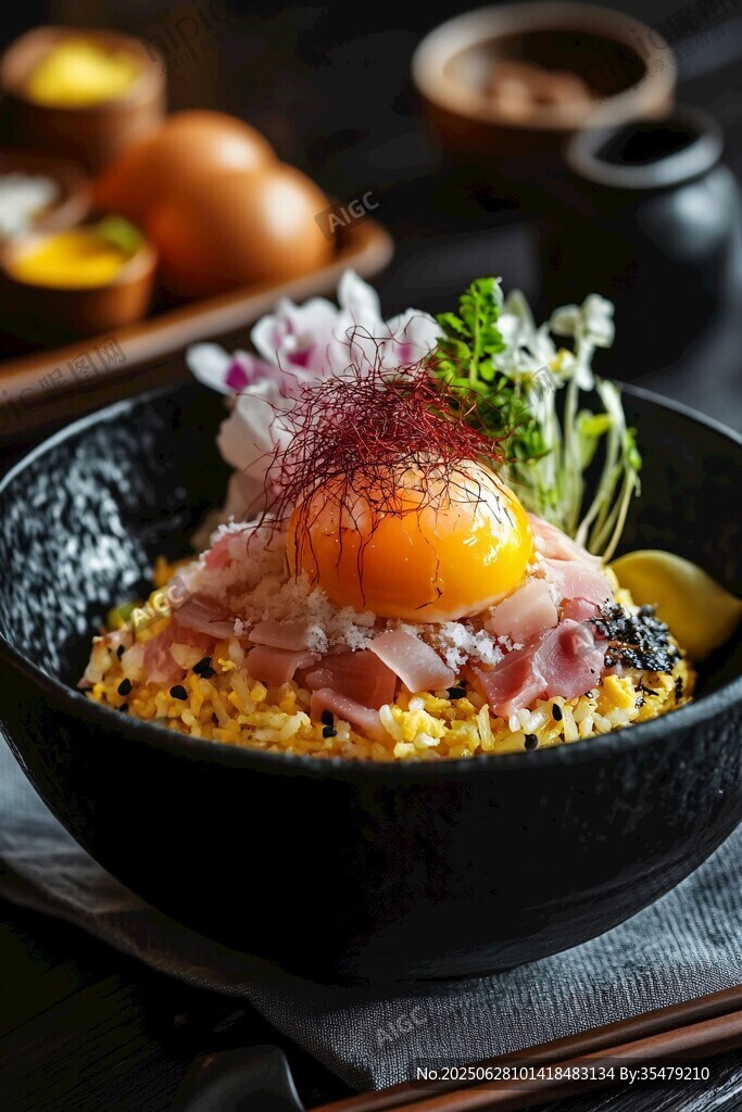 美味日式溏心蛋蓋飯