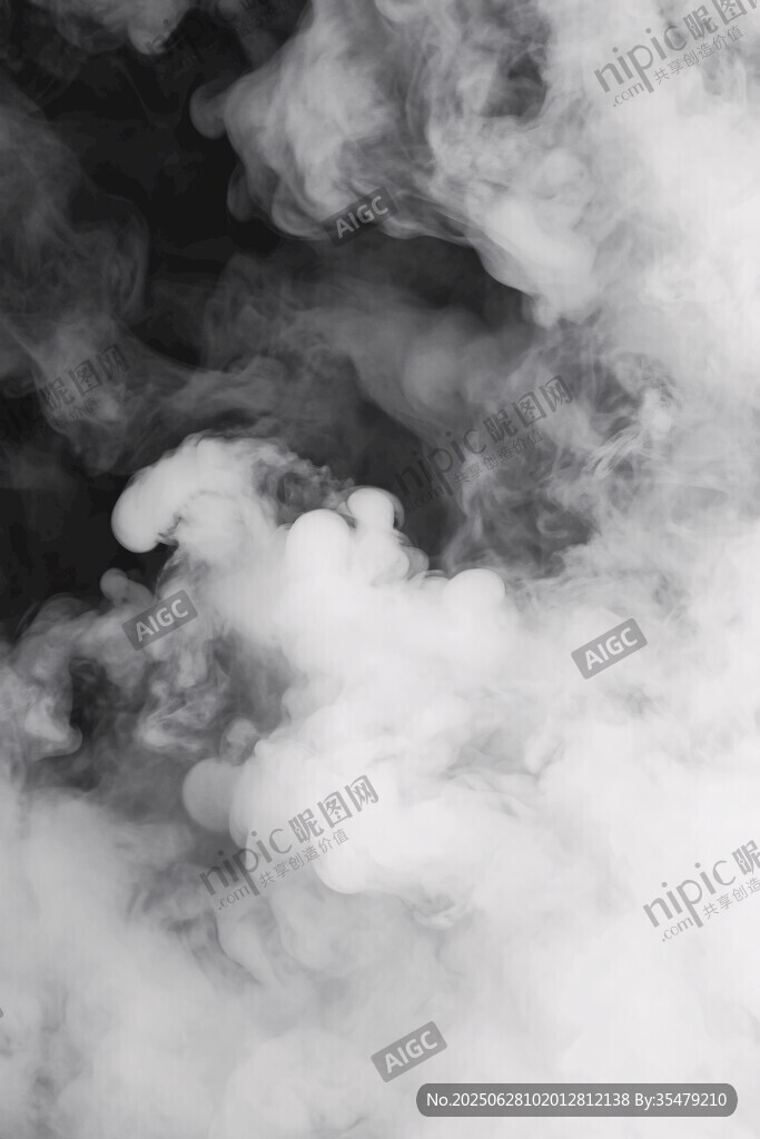 黑白煙霧紋理背景圖