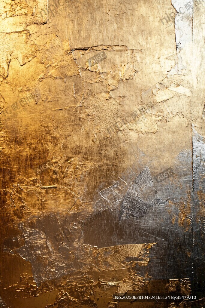 金色質(zhì)感紋理抽象藝術(shù)畫面