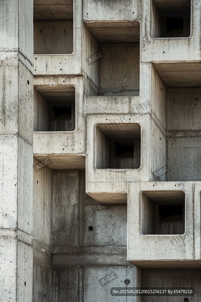 混凝土建筑的幾何結構之美