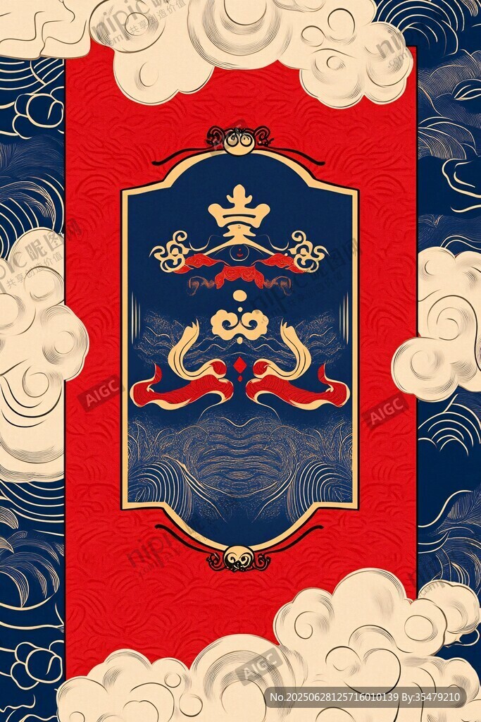 中式古典風(fēng)傳統(tǒng)元素圖案
