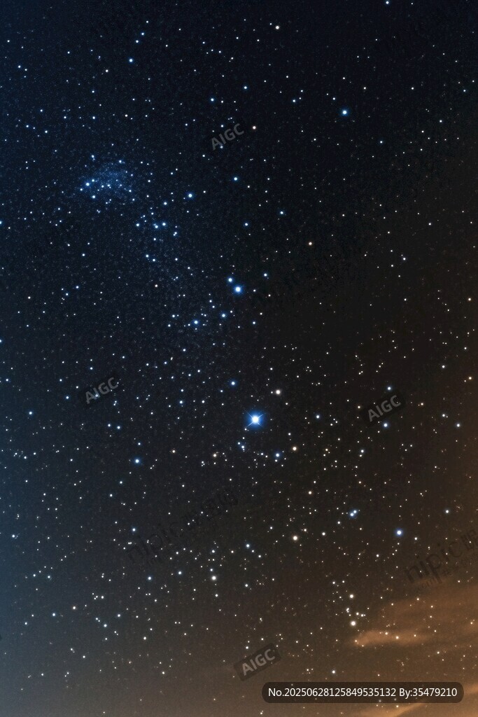 璀璨星空下的夢幻宇宙