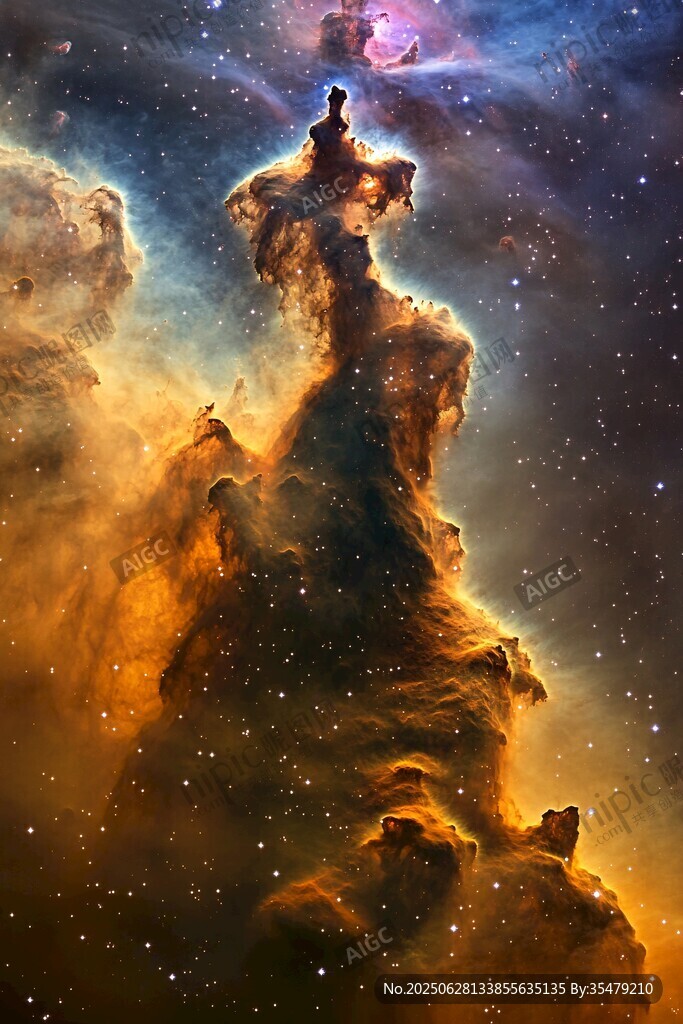 夢幻星云下的宇宙奇景