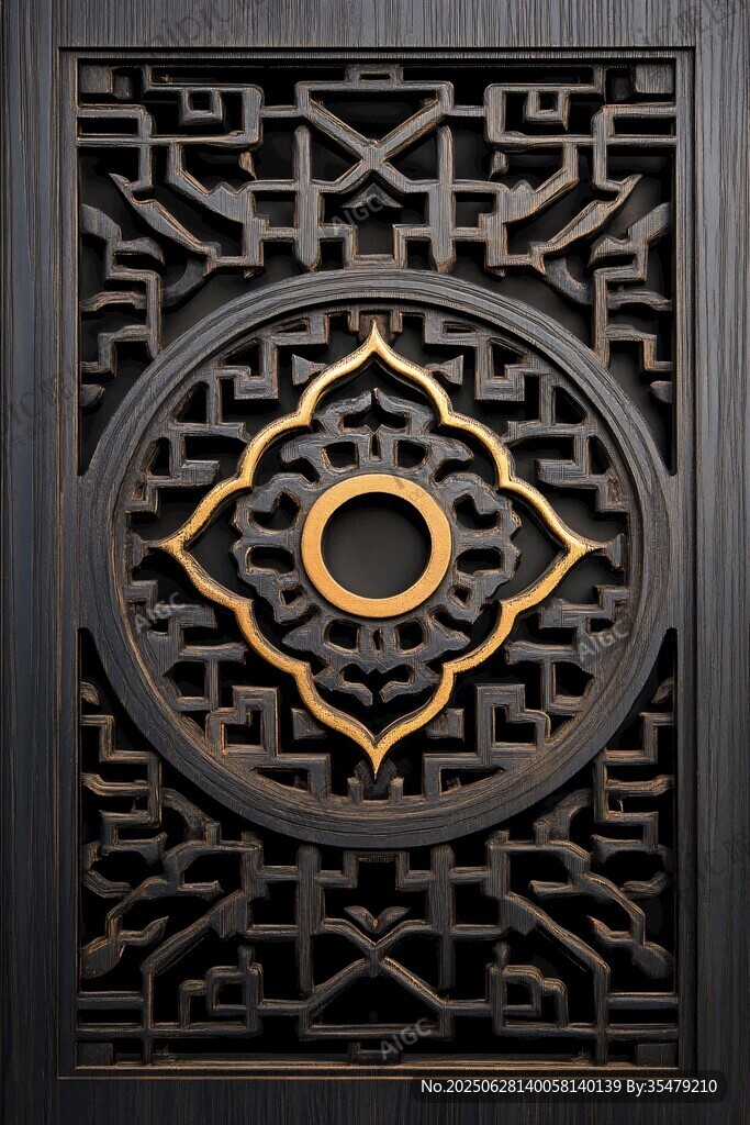 中式雕花門板藝術(shù)裝飾