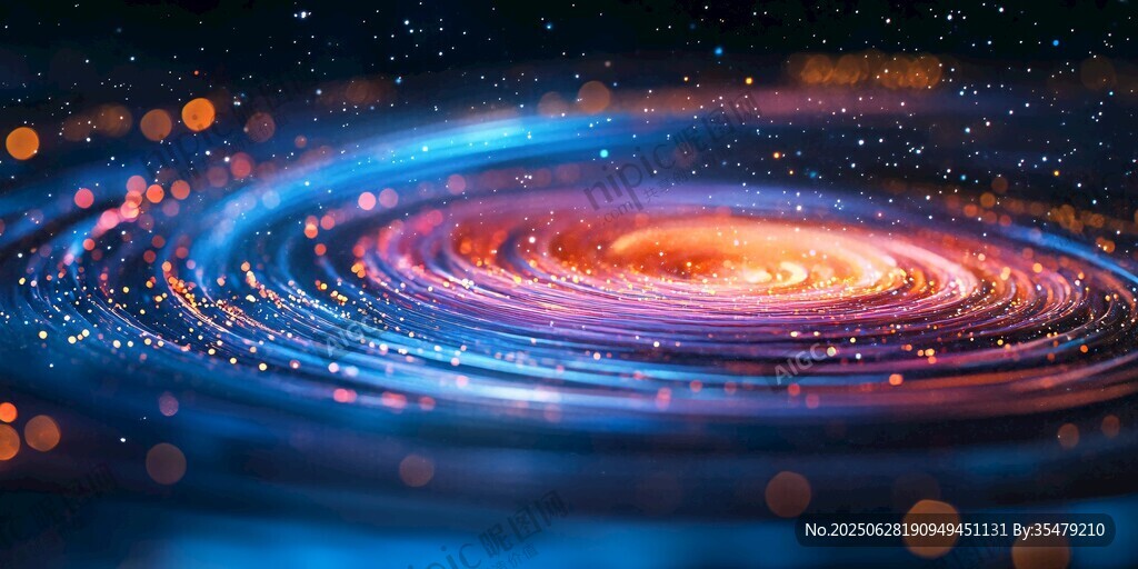 夢(mèng)幻宇宙漩渦星空景觀