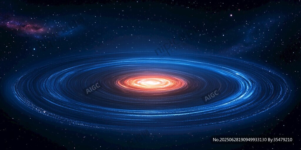 宇宙漩渦 神秘璀璨星系圖景