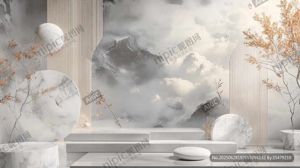 新中式禪意空間美學(xué)場(chǎng)景