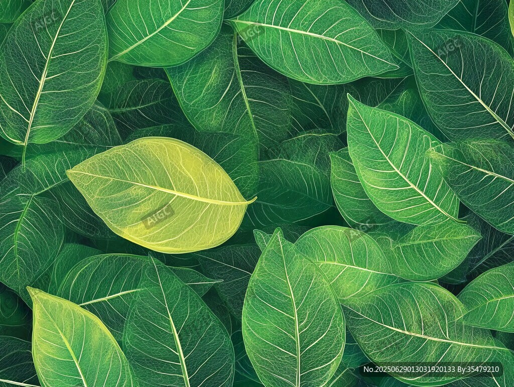綠葉叢中一抹亮眼黃