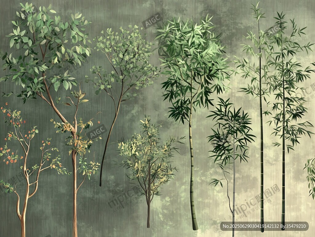 多樣綠植集合