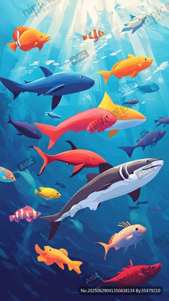 繽紛海底魚(yú)類(lèi)大集合