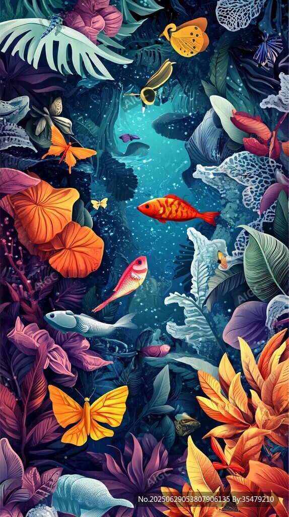 夢幻海底世界的多彩奇遇